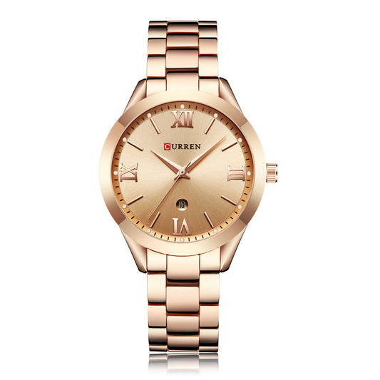 GOLD OR ROSE LUXURY WATCH